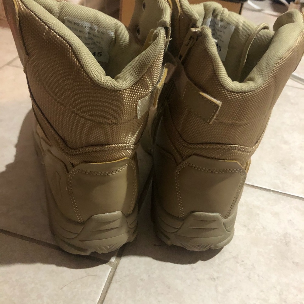 Tan Ailisha Broy army combat boots men’s size 11 - Picture 6 of 6